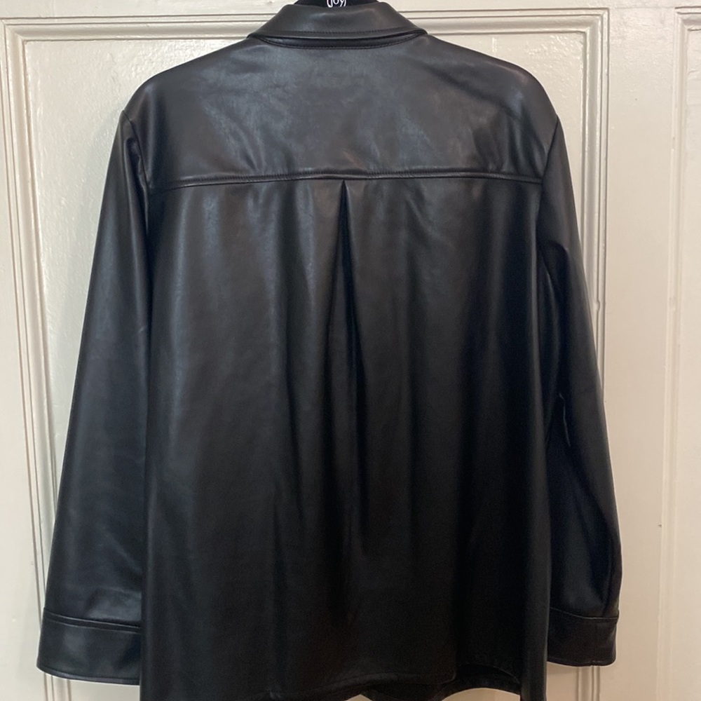 Faux Leather Jacket - Picture 2 of 7